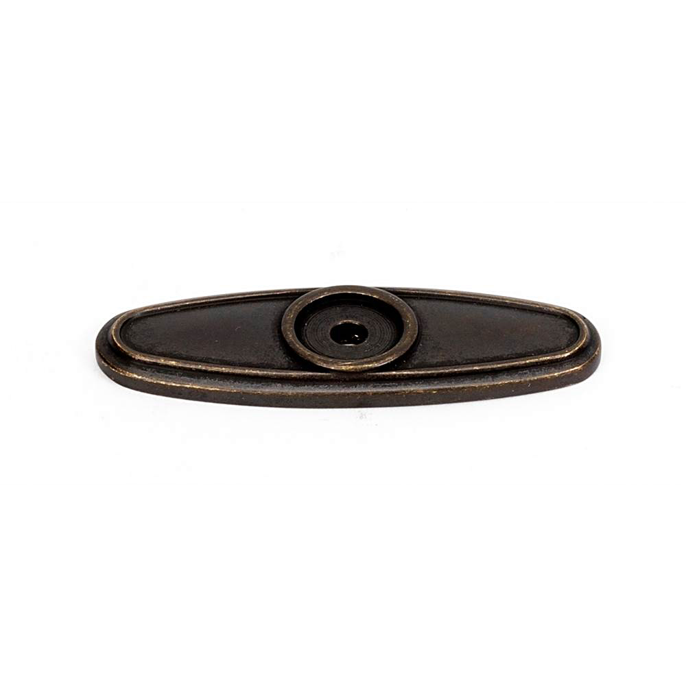 BACKPLATE 2-1/2 A1565-BARC OVAL CLASSIC TRADITIONAL