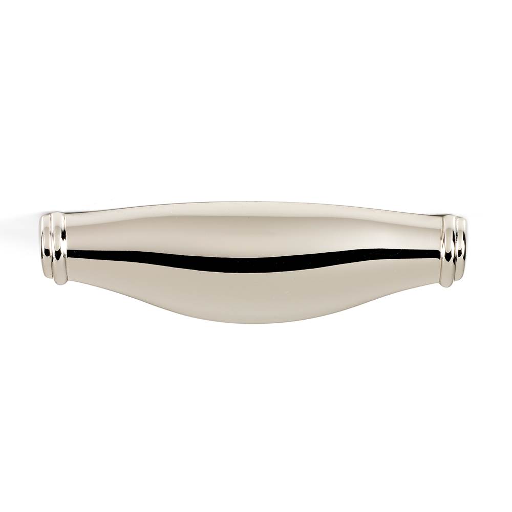 Charlie's 4" Cup Pull w/Polished Nickel Finish