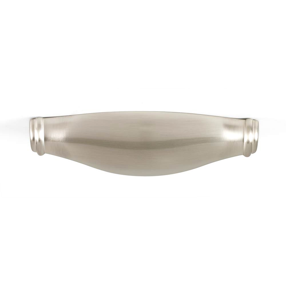 Charlie's 4" Cup Pull w/Satin Nickel Finish