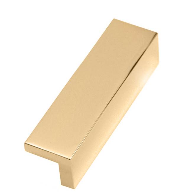 Tab Pull 3-1/2" in Polished Brass