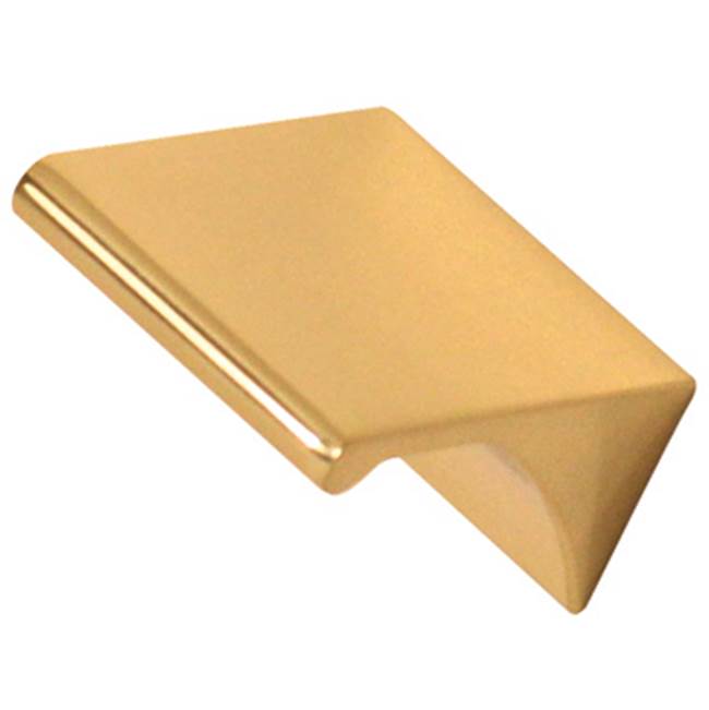 Tab Pull 1" in Polished Brass