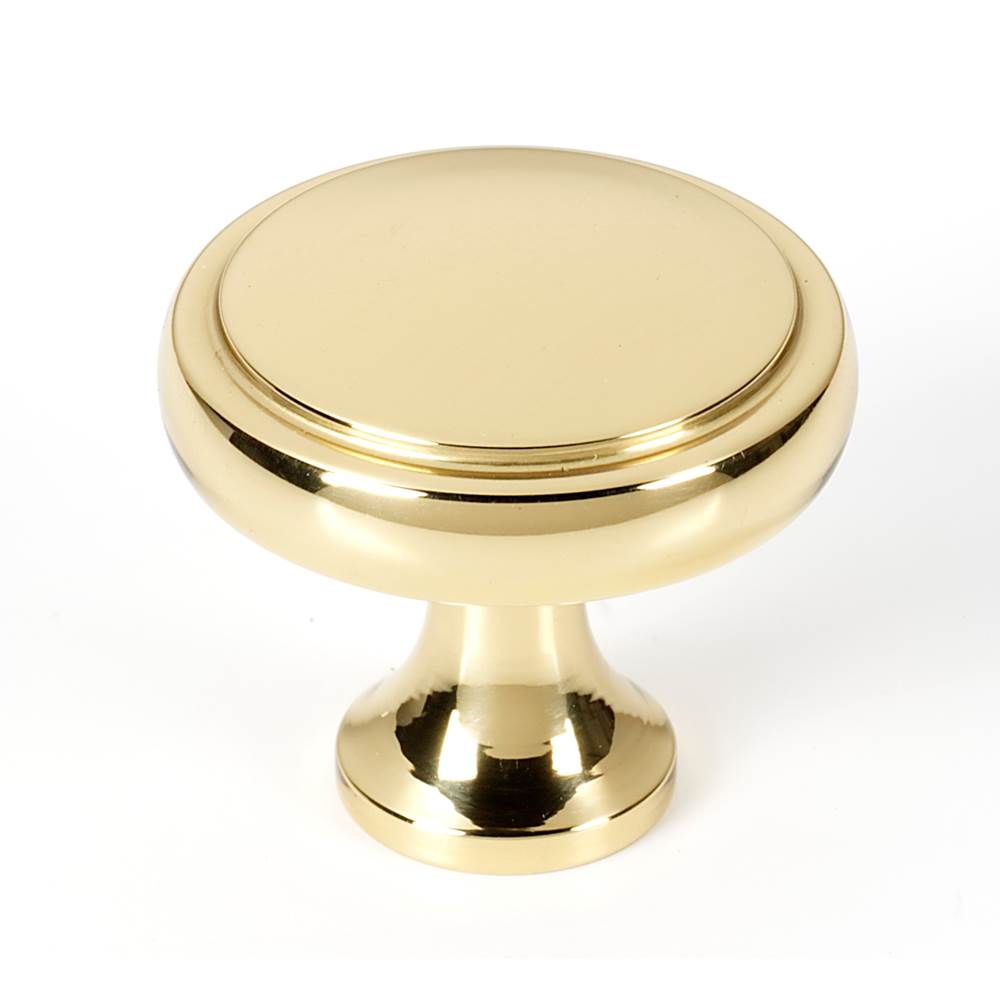 Royale 1-1/4" Knob in Polished Brass