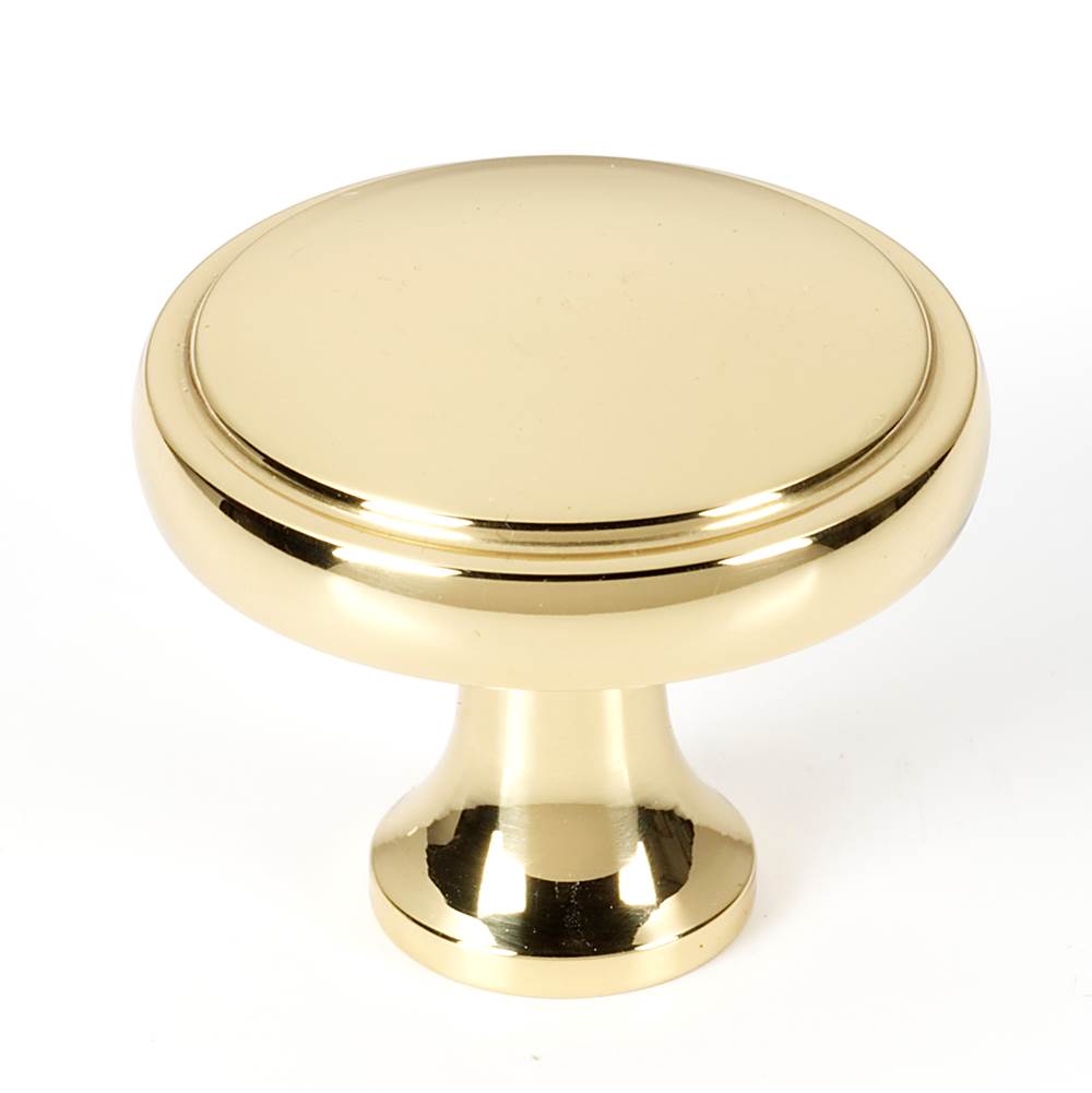 Royale 1-1/2" Knob in Polished Brass