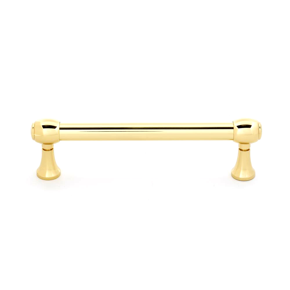 Royale 4" Pull in Polished Brass