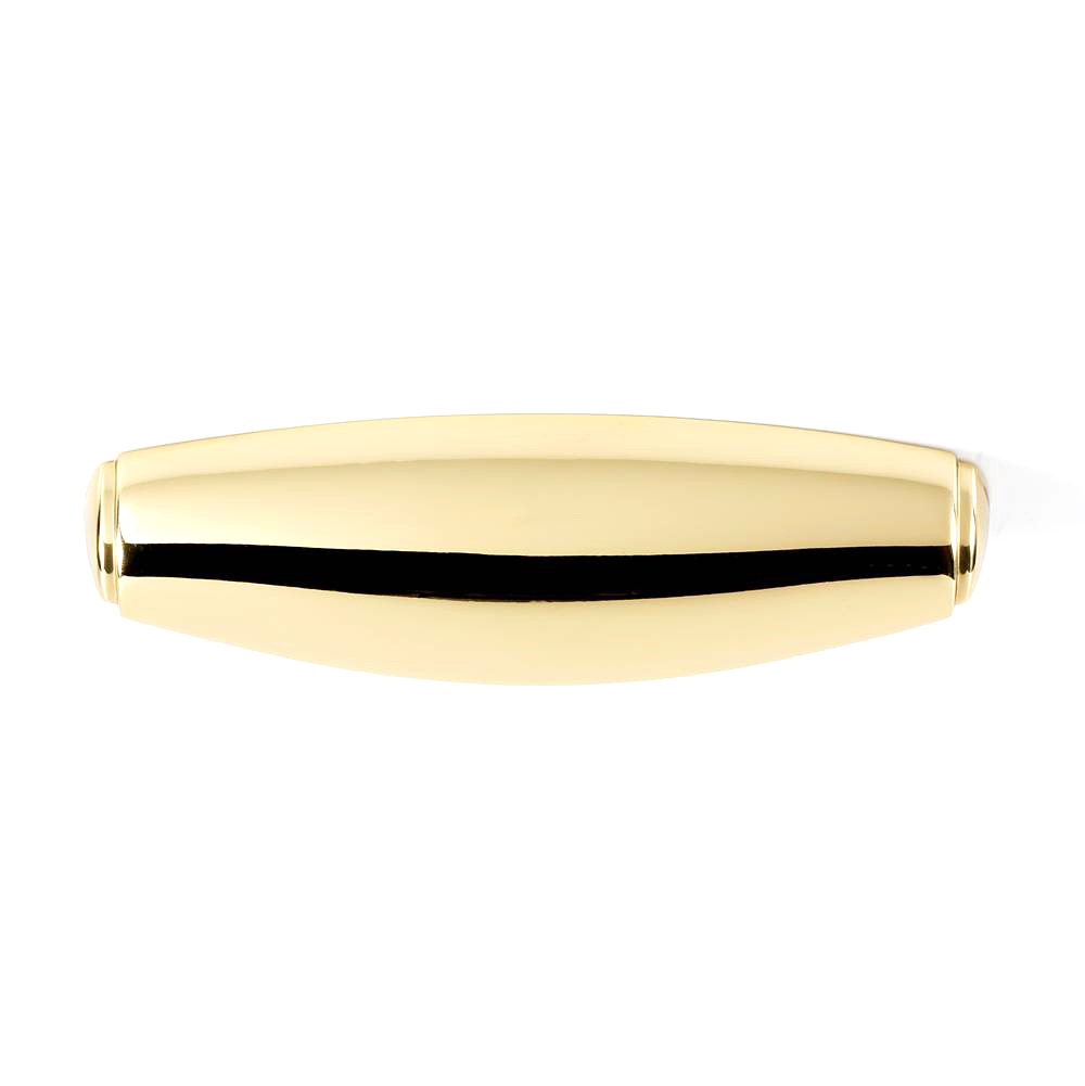 Royale 4" Cup Pull in Polished Brass