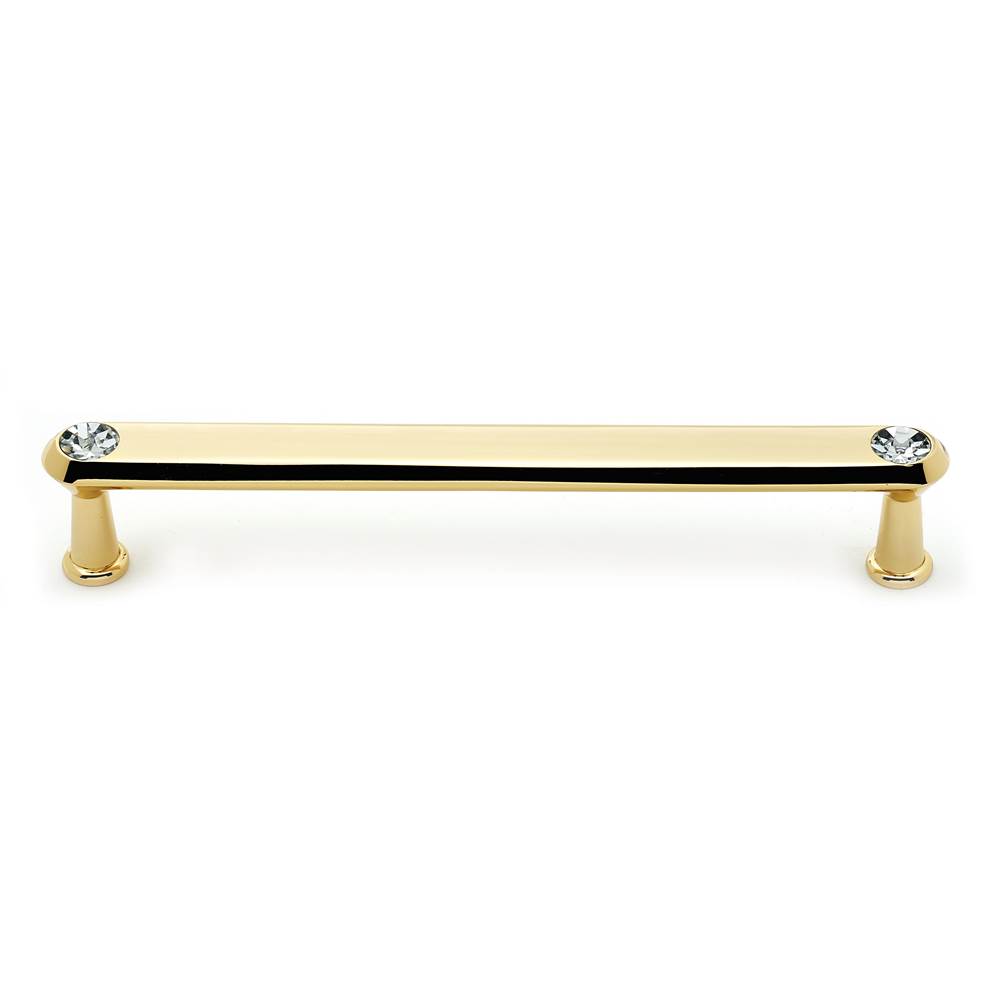 Crystal 6" Pull w/Gold Finish