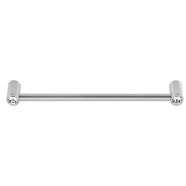 Contemporary Crystal 8" Appliance Pull w/Satin Nickel Finish