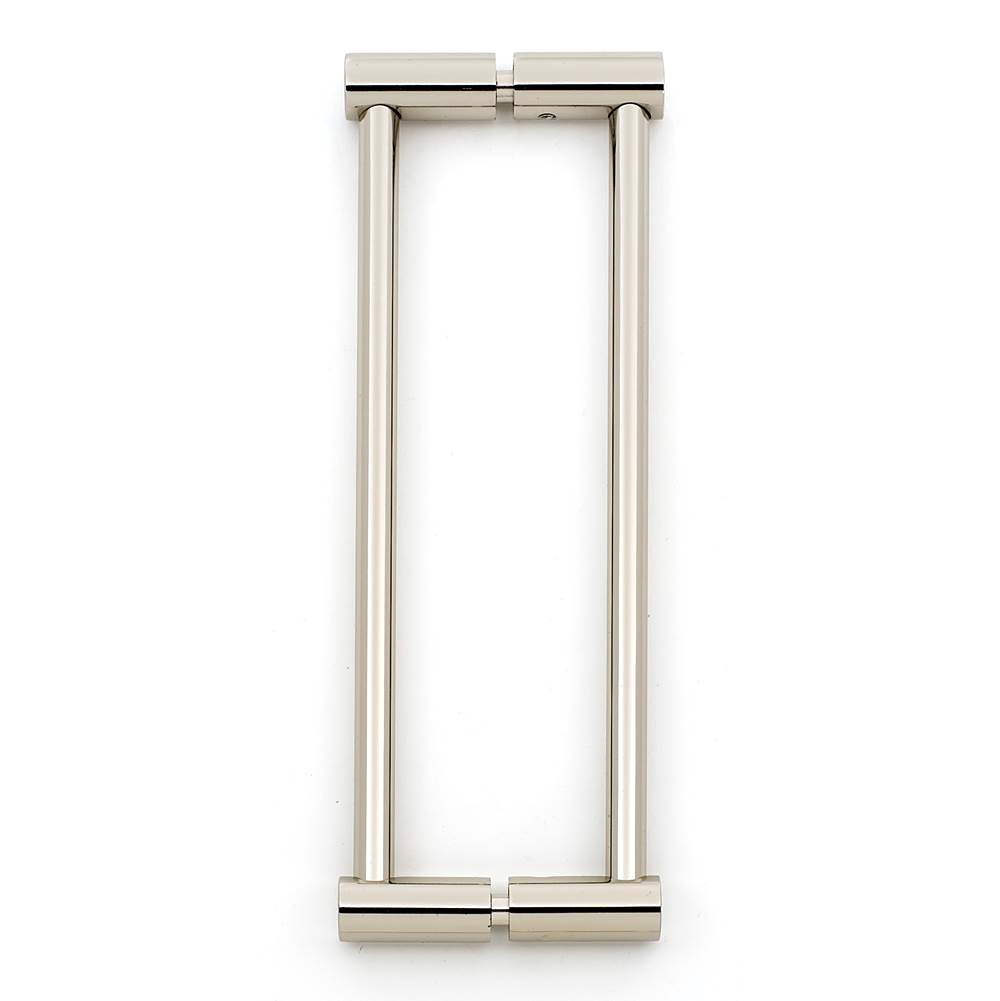 Contemporary I 8" Back-to-Back Pull w/Polished Nickel Finish
