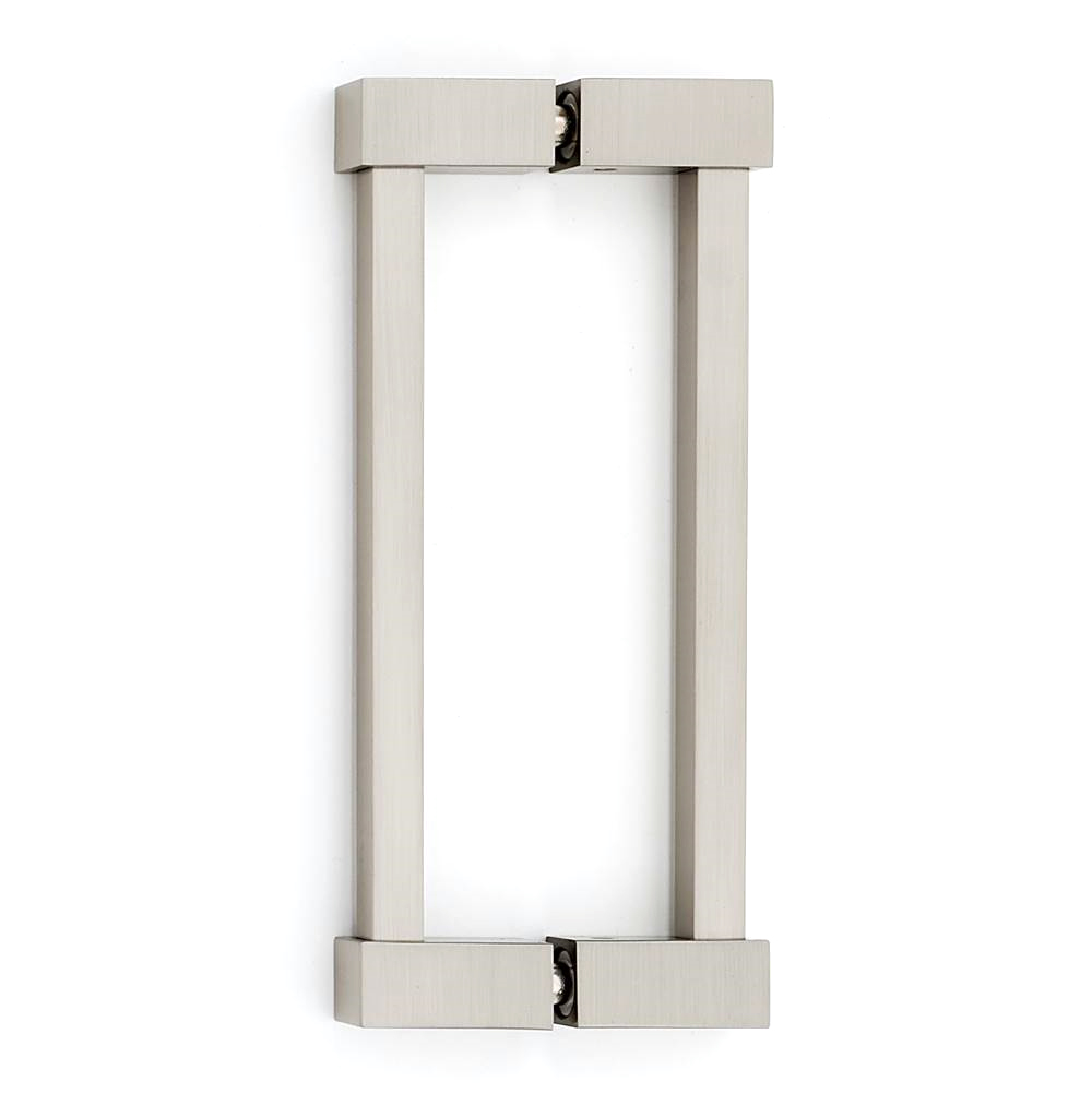 Contemporary II 6" Back-to-Back Pull w/Satin Nickel Finish