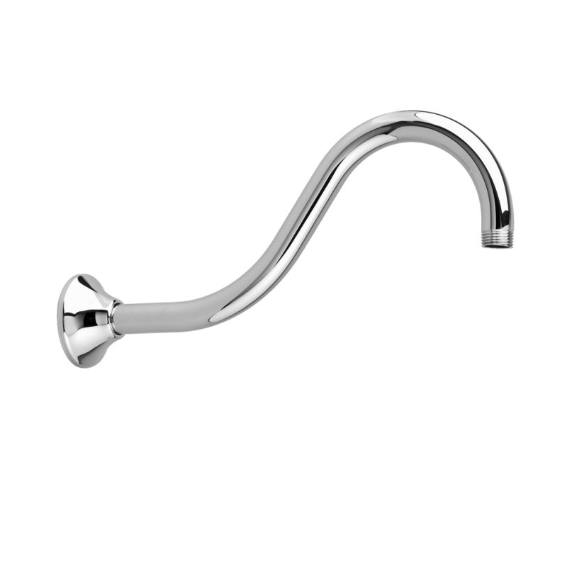 Rain Shepherd's Hook Shower Arm & Flange in Polished Chrome