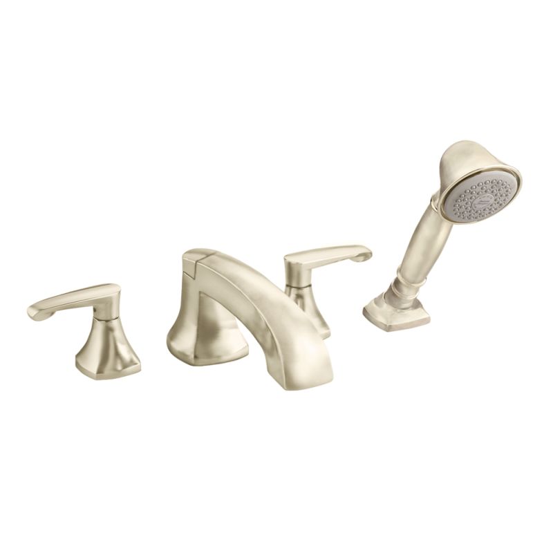 Copeland Deck Mounted Tub Faucet w/Hand Shower In Brushed Nickel