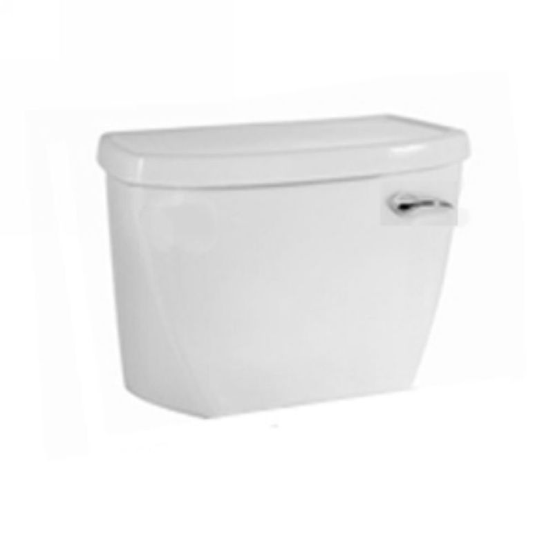Yorkville Toilet Tank w/Right Side Flush Lever & Tank Cover Locking Device White