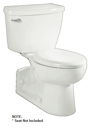 Yorkville 2-pc Toilet No Seat Elongated Pressure-Assisted FloWise Right Height Back-Outlet White