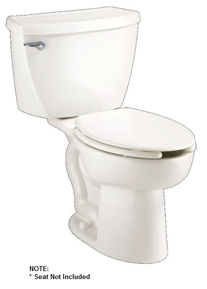 Cadet 2-pc Toilet No Seat Elongated Pressure-Assisted FloWise White