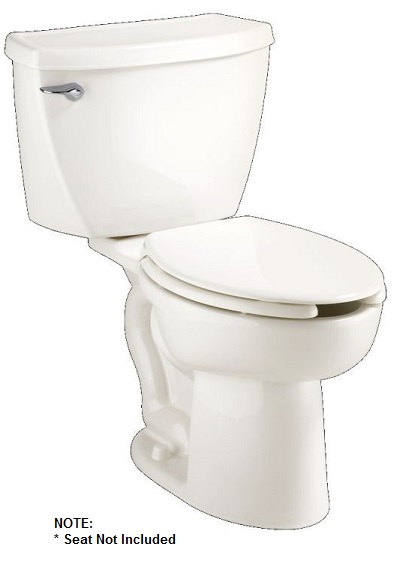 Cadet 2-pc Toilet No Seat Elongated Pressure-Assisted Right Height White