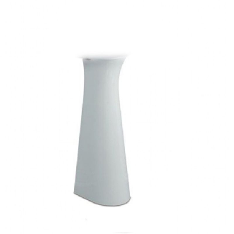 Cornice 24" Pedestal Base Only in White