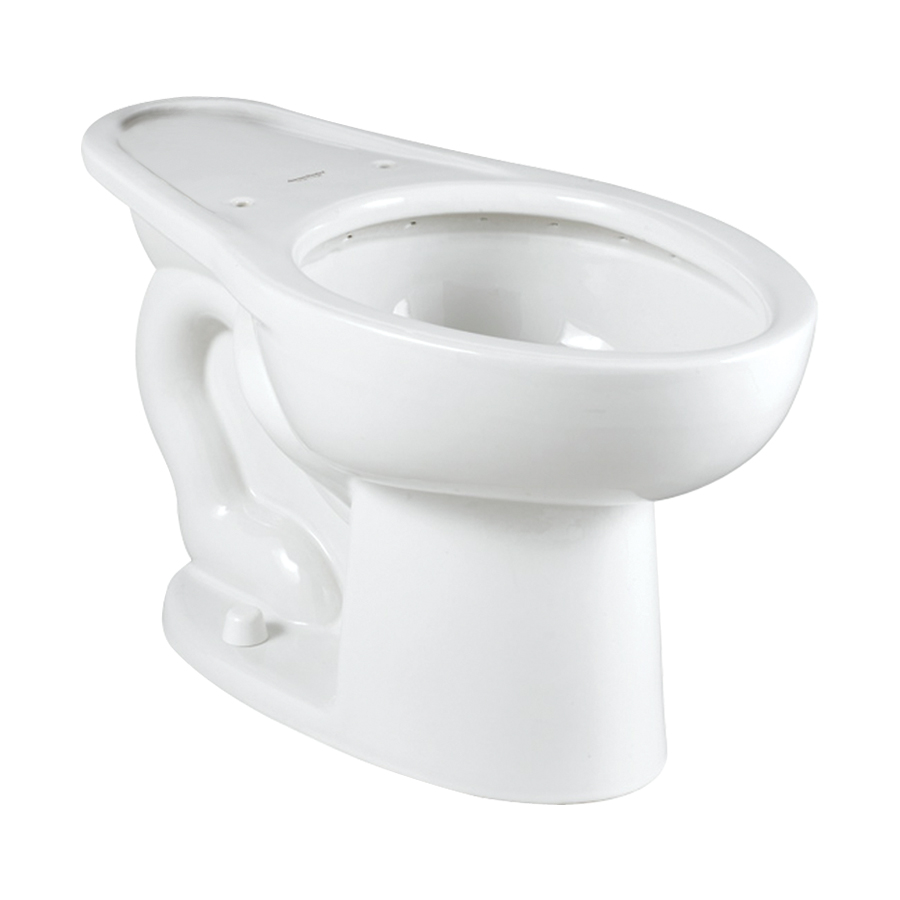 Madera Elongated Toilet Bowl Only w/Back Spud & Slotted Rim White 