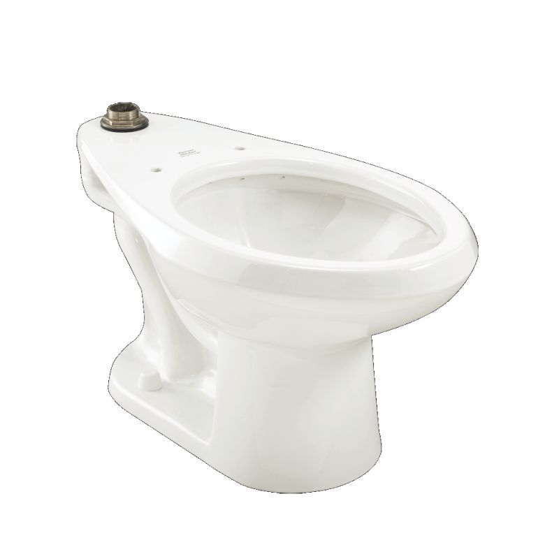 Madera Universal Flushometer Toilet Bowl Only Elongated White