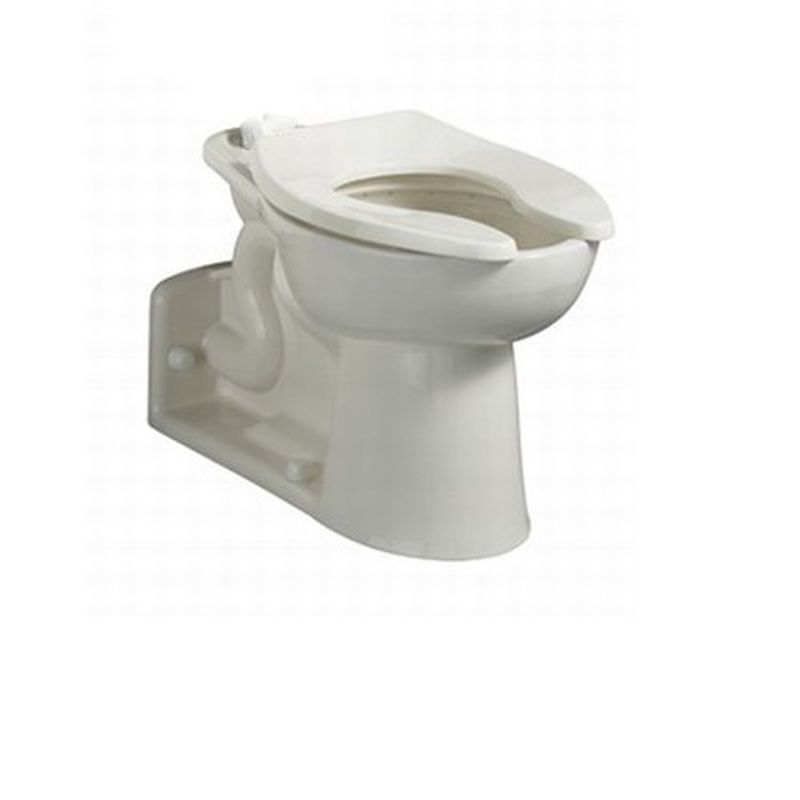 Priolo Elongated Toilet Bowl Only w/Back Spud White