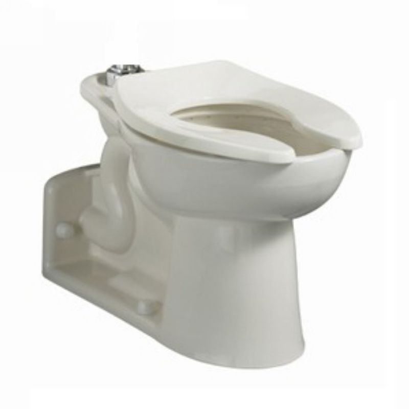 Priolo Elongated Toilet Bowl Only w/Top Spud White