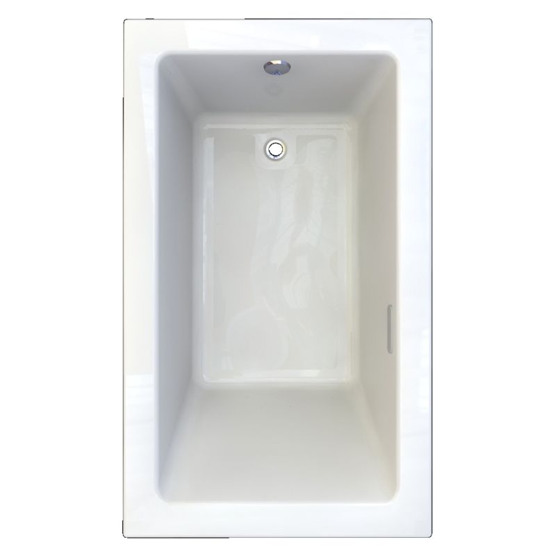 Studio 60x36" Soaking Bathtub in White w/2" Profile