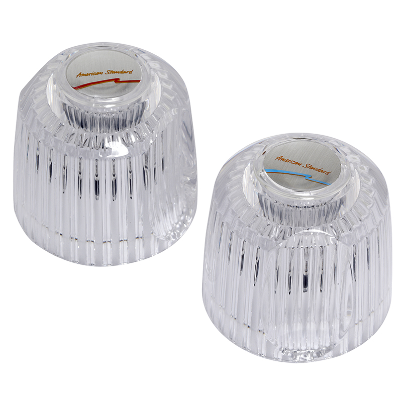 Cadet Large Clear Acrylic Knob Handle Kit (2 pc)