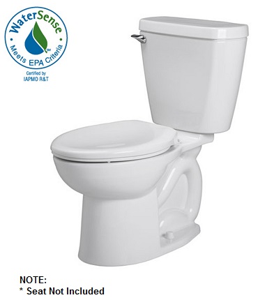 2-pc Toilet No Seat Elongated FloWise White