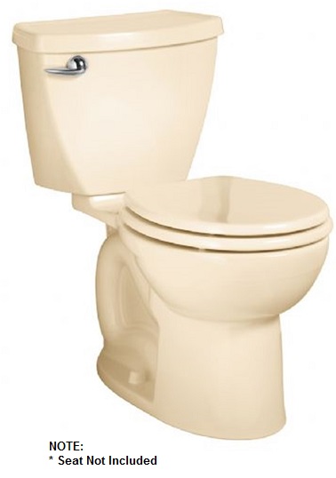 Cadet 3 2-pc Toilet No Seat Round Front Right Height Bone
