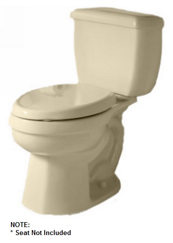 Titan Pro 2-pc Toilet No Seat Elongated Right Height Bone