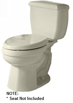 Titan Pro 2-pc Toilet No Seat Elongated Linen