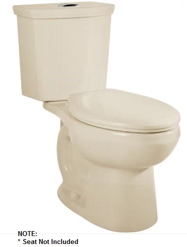H2Option Dual Flush 2-pc Elongated Toilet w/AquaGuard Tank Liner Bone