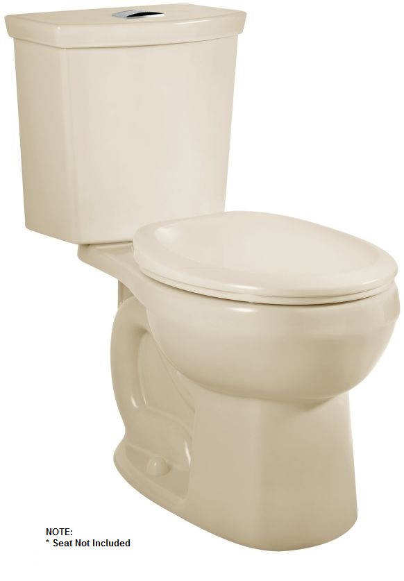 H2Option Dual Flush 2-pc Round Front Toilet Bone
