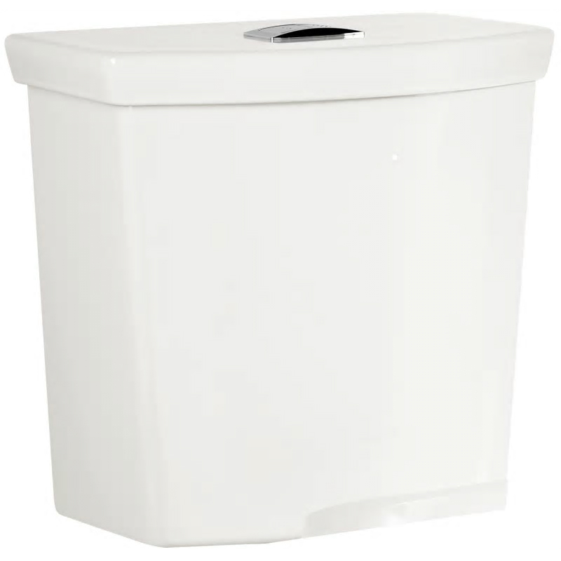 H2Option Lined Toilet Tank Only w/Siphonic Dual Flush & Aquaguard Liner White