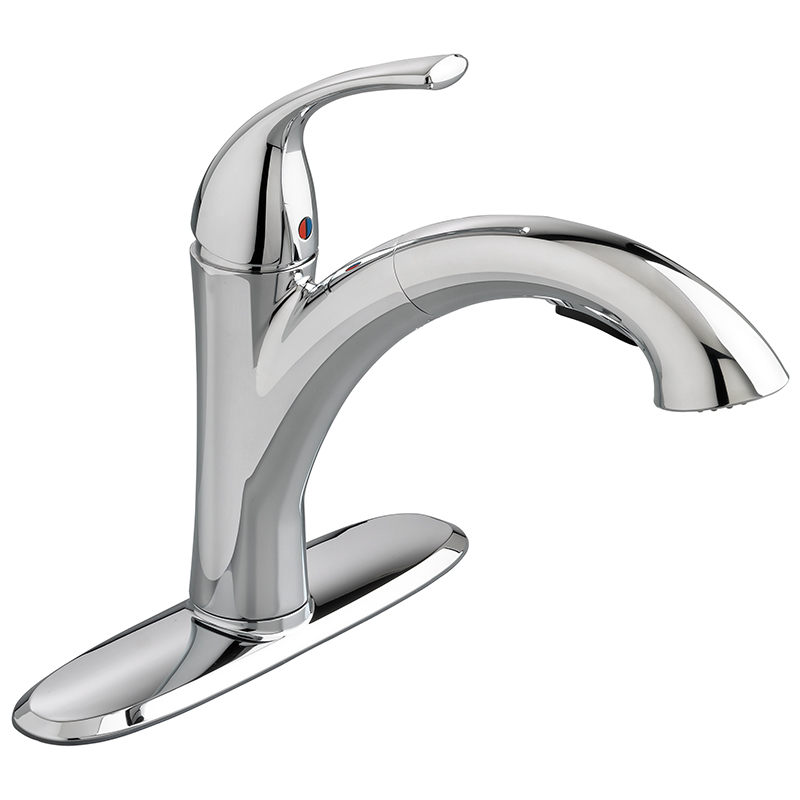 Quince Single Handle Pull-Out Spray Kitchen Faucet Polished Chrome