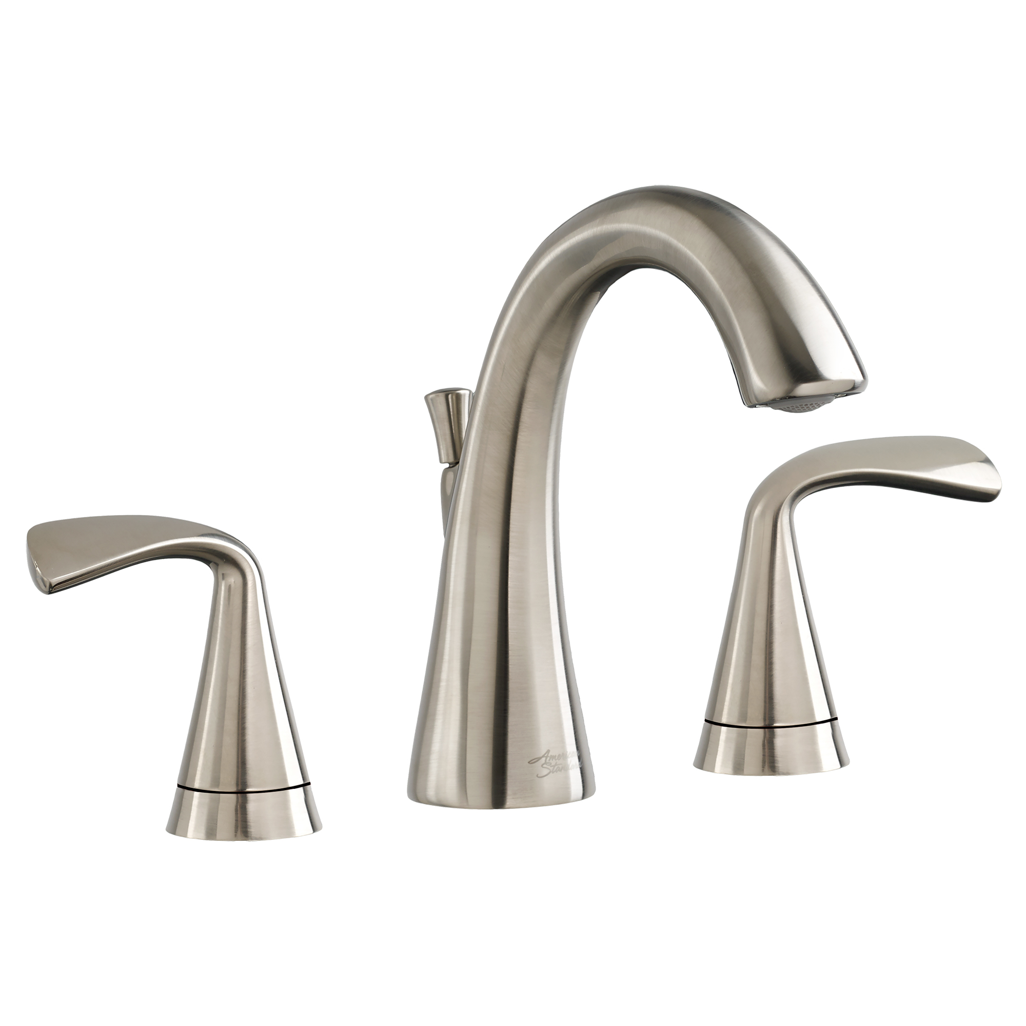 Fluent Widespread Lavatory Faucet in Brushed Nickel