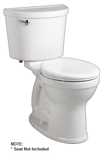 Champion PRO 2-pc Toilet No Seat Round Front Right Height White