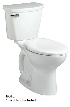 Cadet PRO 2-pc Elongated Toilet w/Wave Flush Kit White