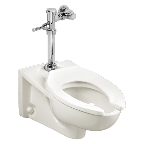 Afwall Millennium Top Spud Elongated Toilet Bowl Only in White