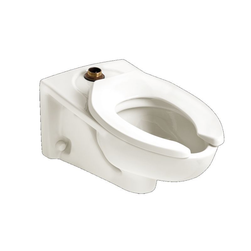 Afwall Toilet Bowl Only White w/Back Spud 1.1 - 1.6 gpf