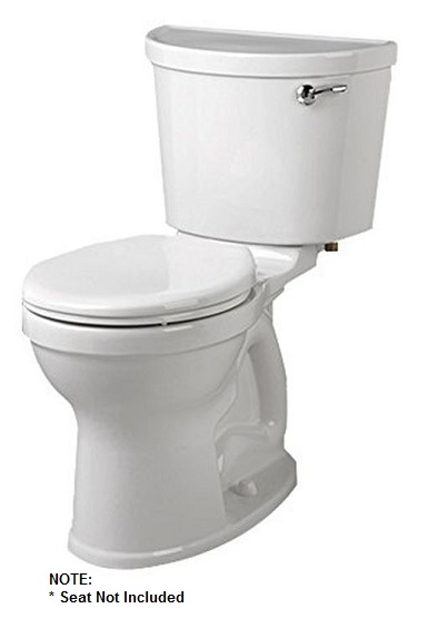 Champion PRO 2-pc Toilet No Seat Elongated with Right Side Mounted Trip Lever White