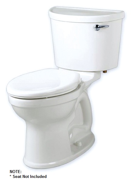 Champion PRO 2-pc Toilet No Seat Elongated Right Height with Right Side Mounted Trip Lever White