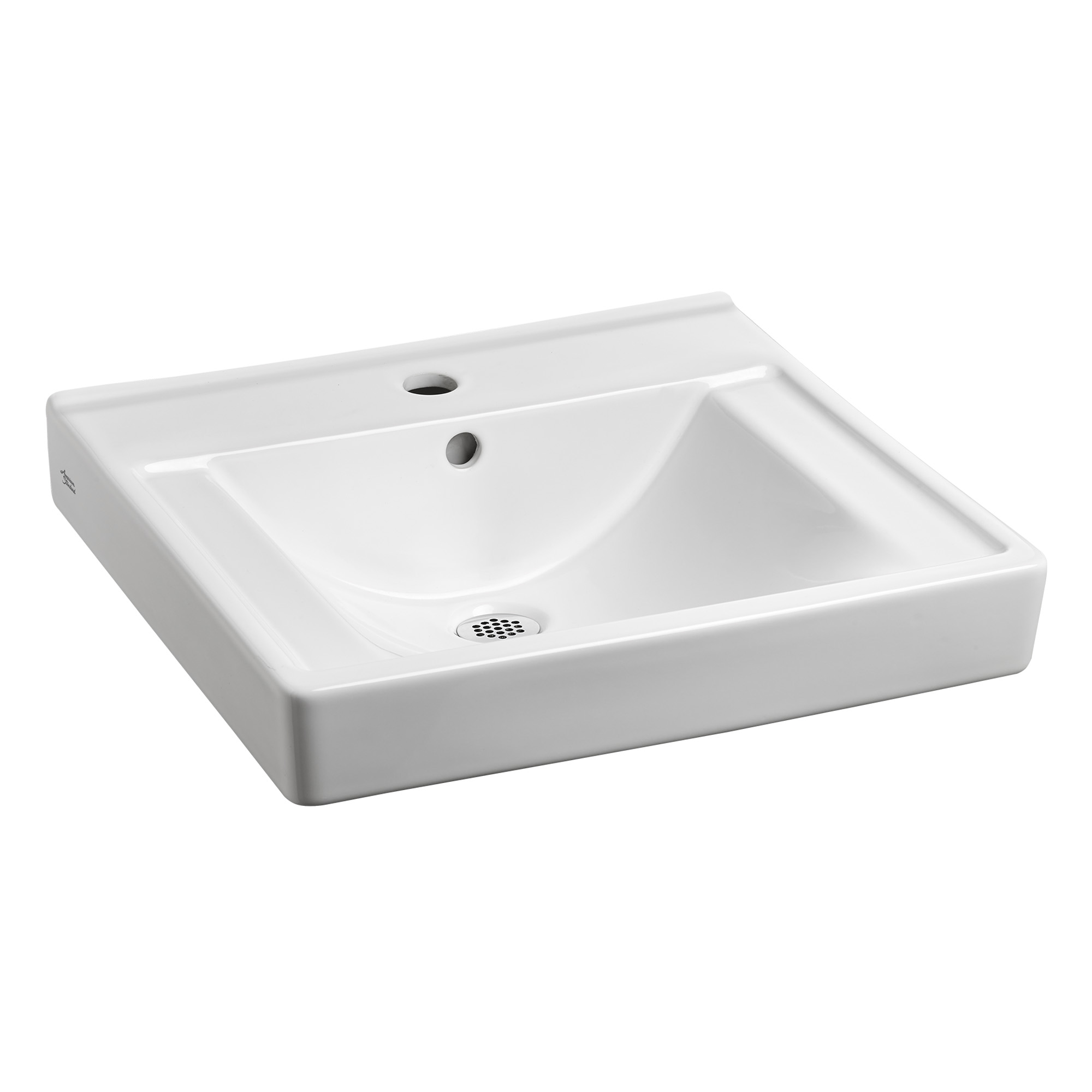 Decorum 20x18-1/4" Wall-Hung Lav Sink in White w/Center Faucet Hole