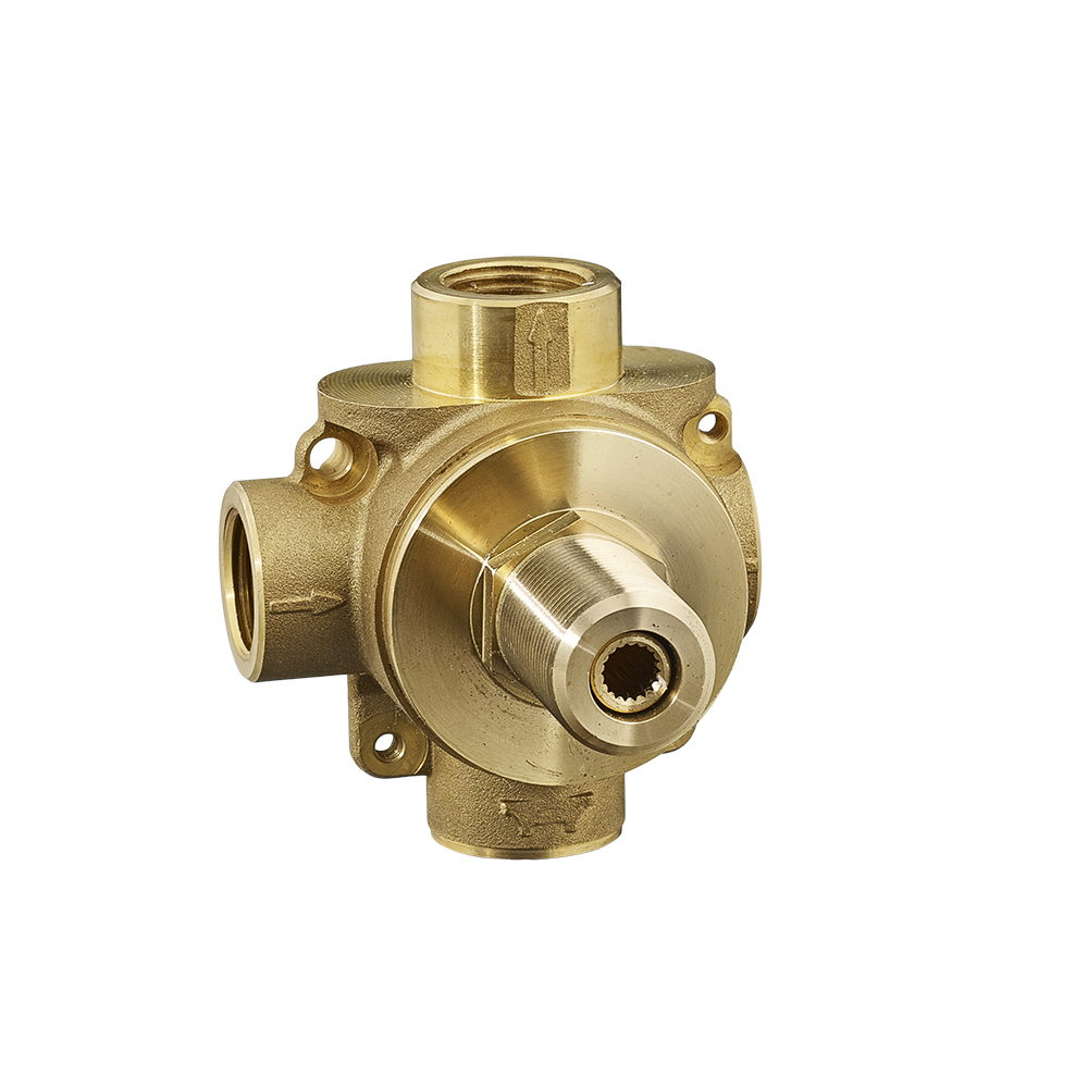 2-Way In-Wall Diverter Valve Rough Shared 1/2" NPT Inlets/Outlets