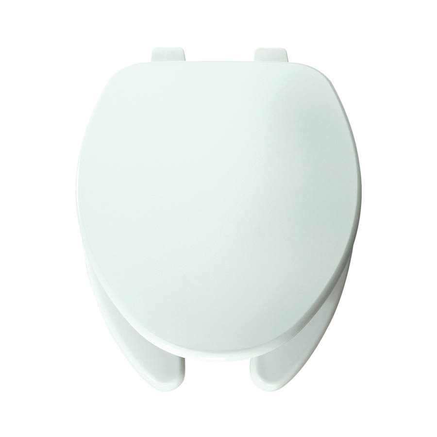 Toilet Seat Elongated White Open Front