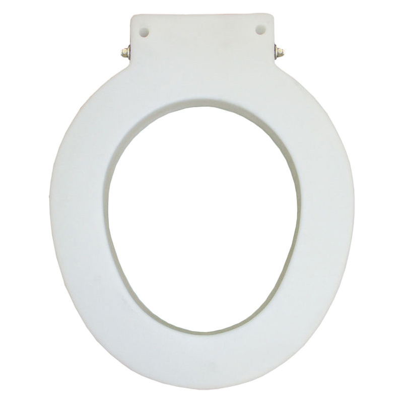 Heavy Duty Round Lift/Riser for Toilet Seats in White