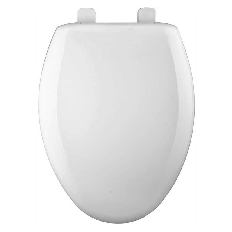 Heavy Duty Elong Closed Front Toilet Seat w/Cover in White
