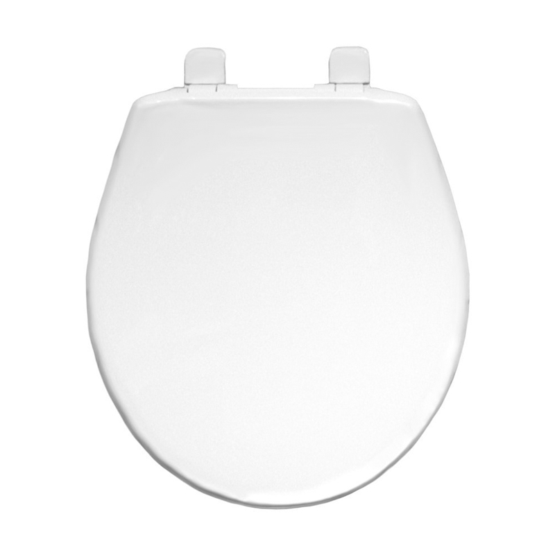 Hospitality Round Closed Front Toilet Seat w/Cover in White