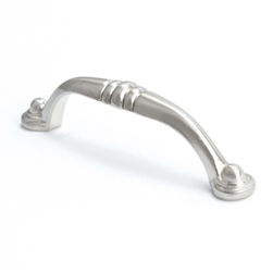 Euro Traditions 4-5/16" Pull in Brushed Nickel