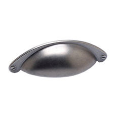Andante 4-1/16" Cup Pull in Antique Pewter