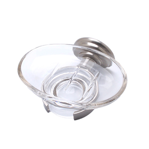 Simple Serenity Soap Dish in Brushed Nickel